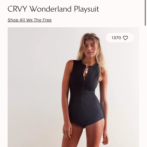 Free people curvy wonder land play suit - Picture 1 of 3